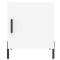 Tables de chevet 2 pcs blanc 40x40x50 cm bois d’ingénierie