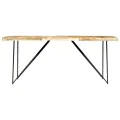 Table de salle à manger 180x90x76 cm Bois de manguier massif