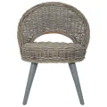 Chaise-canapé Kubu Rotin Gris