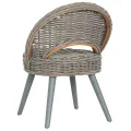 Chaise-canapé Kubu Rotin Gris