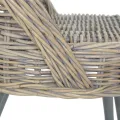 Chaise-canapé Kubu Rotin Gris