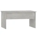 Table basse Gris béton 80x50,5x41,5 cm Bois d'ingénierie