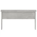 Table basse Gris béton 80x50,5x41,5 cm Bois d'ingénierie