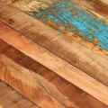 Table de salle à manger 118x60x76cm Bois de récupération massif
