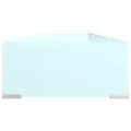 Meuble TV/Support pour moniteur 110x30x13 cm verre vert
