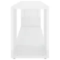 Meuble TV Blanc brillant 100x24x32 cm Aggloméré