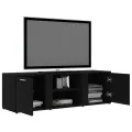Meuble TV Noir 120x34x37 cm Aggloméré
