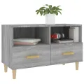 Meuble TV Sonoma gris 80x36x50 cm Bois d'ingénierie