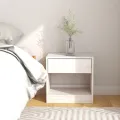 Tables de chevet 2 pcs Blanc 40x31x40 cm Bois de pin massif