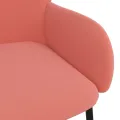 Chaises à manger lot de 2 Rose Velours