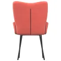 Chaises à manger lot de 2 Rose Velours