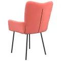 Chaises à manger lot de 2 Rose Velours
