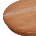 Table d'appoint Naturel 50 x 50 x 65 cm Bois d'acajou massif