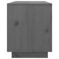 Meuble TV Gris 74x35x44 cm Bois de pin massif
