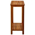 Table console de jardin 80x35x75 cm Bois d'acacia solide