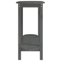 Table console Gris 110x40x80 cm Bois massif de pin