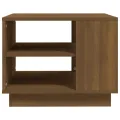Table basse Chêne marron 55x55x43 cm Aggloméré