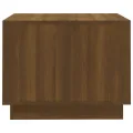 Table basse Chêne marron 55x55x43 cm Aggloméré
