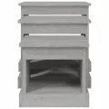 Tables basses 3 pcs sonoma gris bois d'ingénierie