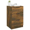 Tables de chevet 2 pcs Chêne fumé 40x36x65 cm