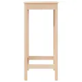 Table de bar 50x50x110 cm bois massif de pin