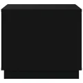 Table basse noir 51x50x44 cm bois d'ingénierie
