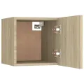 Tables de chevet 2 pcs Chêne sonoma 30,5x30x30 cm Aggloméré