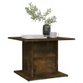 Table basse Chêne fumé 55,5x55,5x40 cm Aggloméré