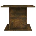 Table basse Chêne fumé 55,5x55,5x40 cm Aggloméré