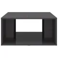 Tables basses 4 pcs Gris brillant 33x33x33 cm Aggloméré