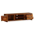 Meuble TV Bois massif de Sesham 120 x 30 x 30 cm