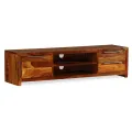 Meuble TV Bois massif de Sesham 120 x 30 x 30 cm