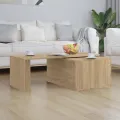 Table basse Chêne sonoma 150x50x35 cm Aggloméré