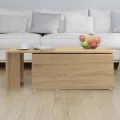 Table basse Chêne sonoma 150x50x35 cm Aggloméré