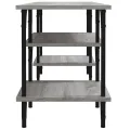 Meuble TV sonoma gris 102x35x45,5 cm bois d'ingénierie