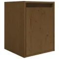 Meubles TV 3 pcs Marron miel Bois massif de pin