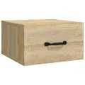 Table de chevet murale Chêne sonoma 35x35x20 cm