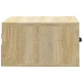 Table de chevet murale Chêne sonoma 35x35x20 cm