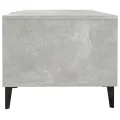 Table basse Gris béton 102x50x40 cm Bois d'ingénierie
