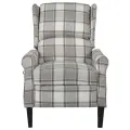Fauteuil de massage inclinable Gris Tissu