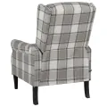 Fauteuil de massage inclinable Gris Tissu