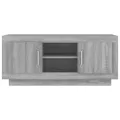 Meuble TV sonoma gris 102x35x45 cm bois d'ingénierie