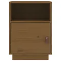 Tables de chevet 2pcs Marron miel 40x34x55cm Bois de pin massif