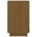 Tables de chevet 2pcs Marron miel 40x34x55cm Bois de pin massif