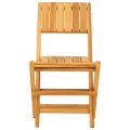 Chaises de jardin pliantes 2 pcs 47x61x90 cm bois massif teck