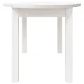 Table basse Blanc 110x55x45 cm Bois massif de pin