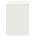 Table de chevet Blanc 35x30x40 cm Bois de pin massif