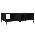 Table basse Noir 103,5x60x35 cm Aggloméré