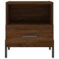 Tables de chevet 2 pcs chêne marron 40x35x47,5 cm