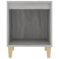 Tables de chevet 2 pcs Sonoma gris 40x35x50 cm